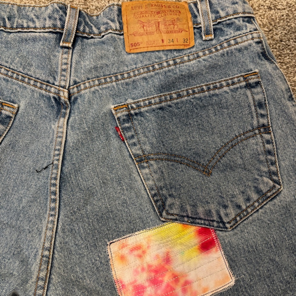 Patchwork Levi's 550s - image 4